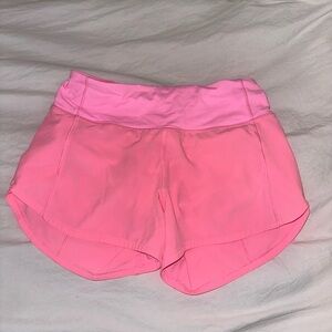 lululemon size 2 tall!! amazing condition worn once!! gorgeous pink color